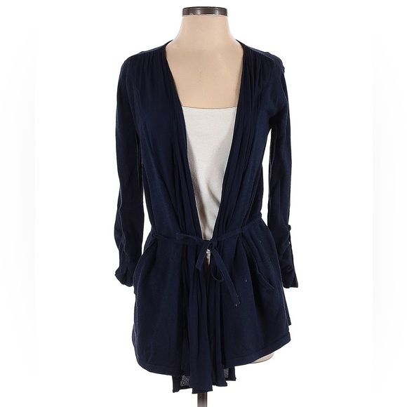 Lucky Brand Sweaters - Lucky Brand 3/4 sleeve navy blue cardigan XS